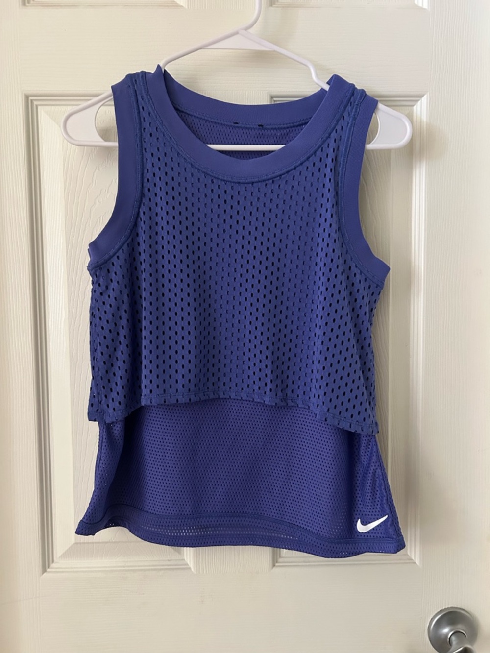 Nike Purple Double-Layer Mesh Tank Top
